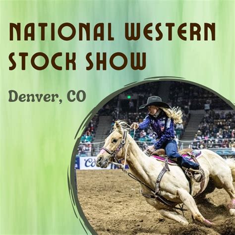 National western stock show 2024 - The National Western Stock Show, presented by CommonSpirit Health, established in 1906, is the premier livestock, rodeo, and horse show in the nation, serving agricultural producers and consumers throughout the world. We are a 501 (c) (3) charitable organization providing education in agriculture, including college and graduate-level ... 